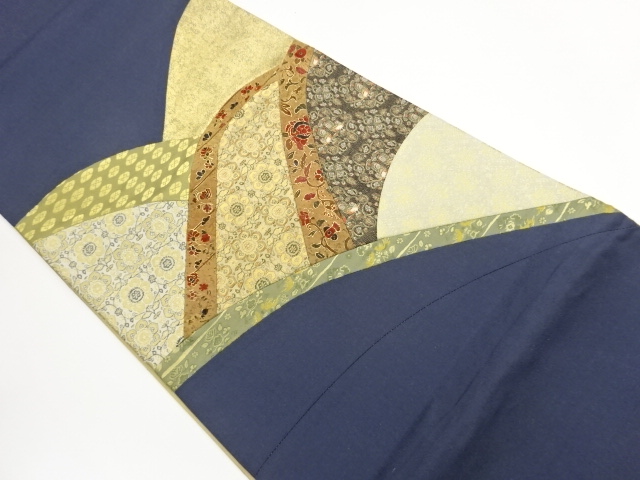 JAPANESE FUKURO OBI / WOVEN KINSAI / WAVY STRIPE